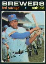 1971 Topps Baseball Cards      076      Ted Savage